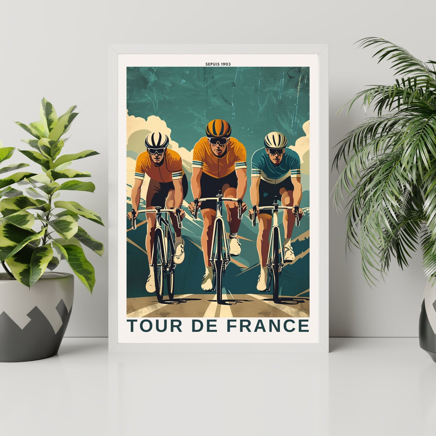 Impression Tour de France | Affiche vintage Tour de France