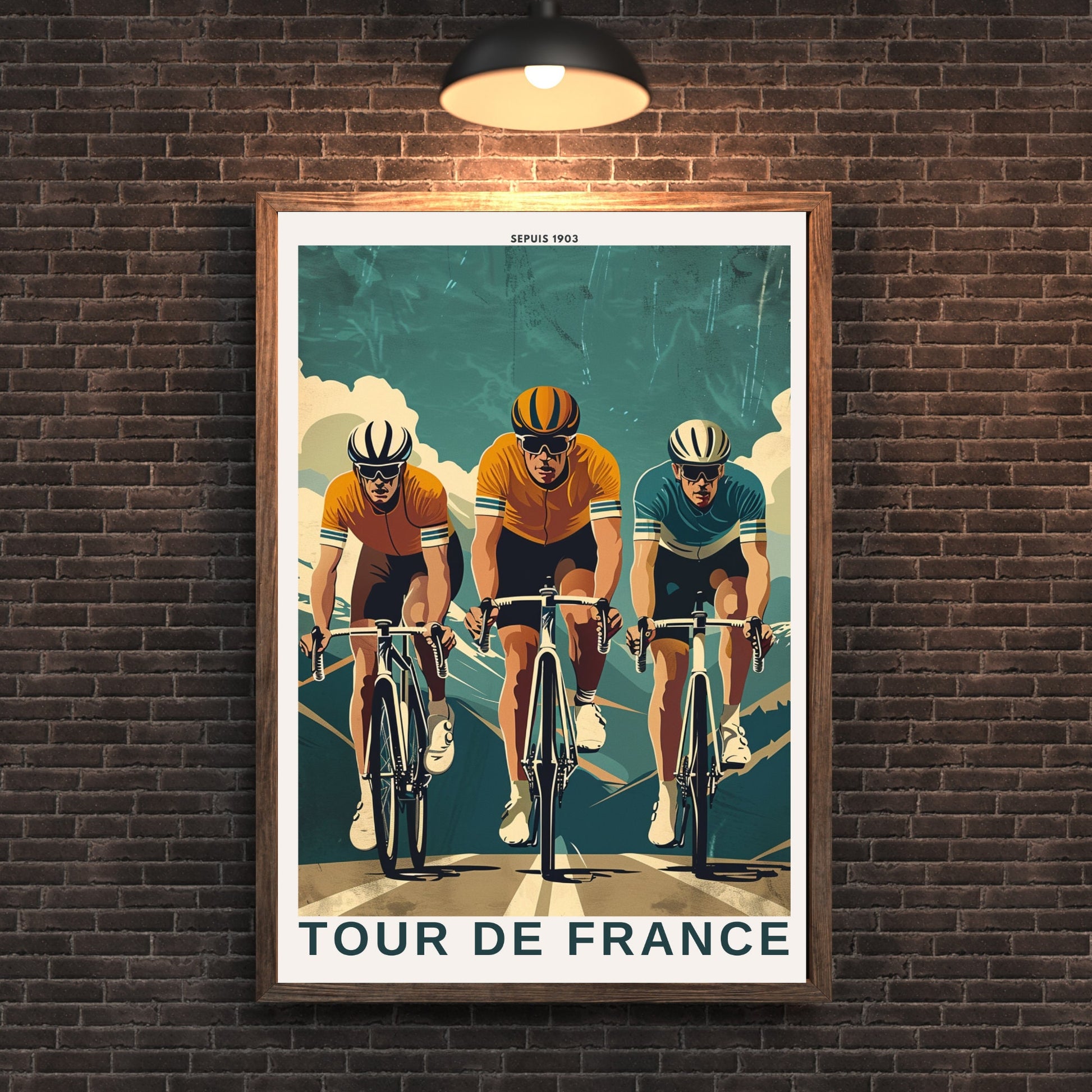 Impression Tour de France | Affiche vintage Tour de France