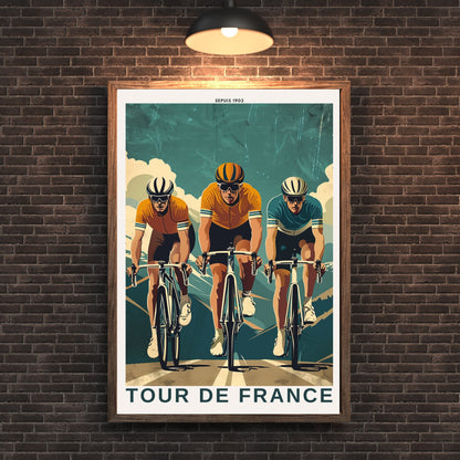 Impression Tour de France | Affiche vintage Tour de France