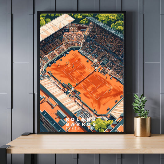 Impression Roland Garros | Affiche Roland Garros | Affiche Tennis