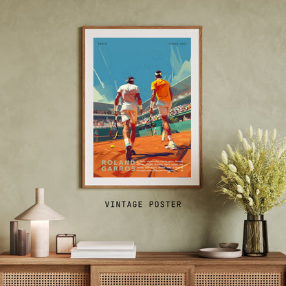 Impression Roland Garros | Affiche Roland Garros | Affiche Tennis