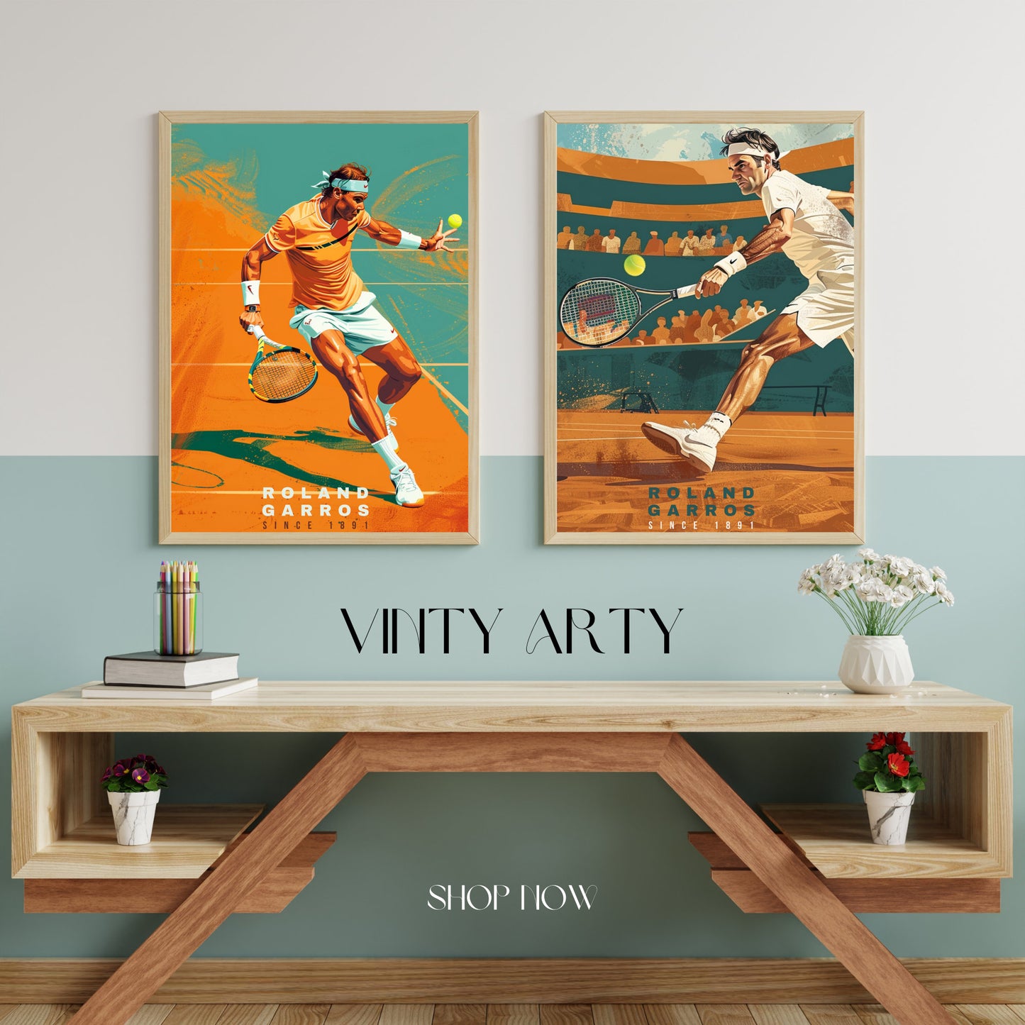 Impression Roland Garros | Affiche Roland Garros | Affiche Tennis