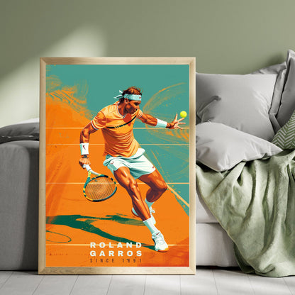 Impression Roland Garros | Affiche Roland Garros | Affiche Tennis