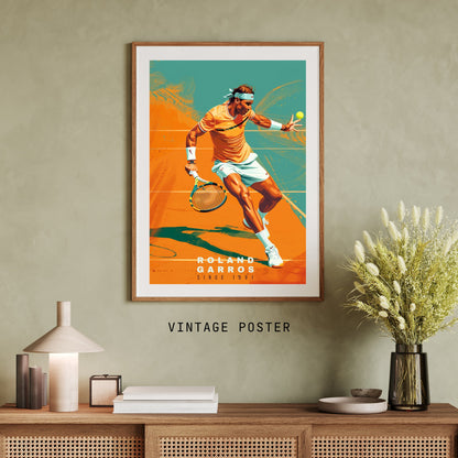 Impression Roland Garros | Affiche Roland Garros | Affiche Tennis