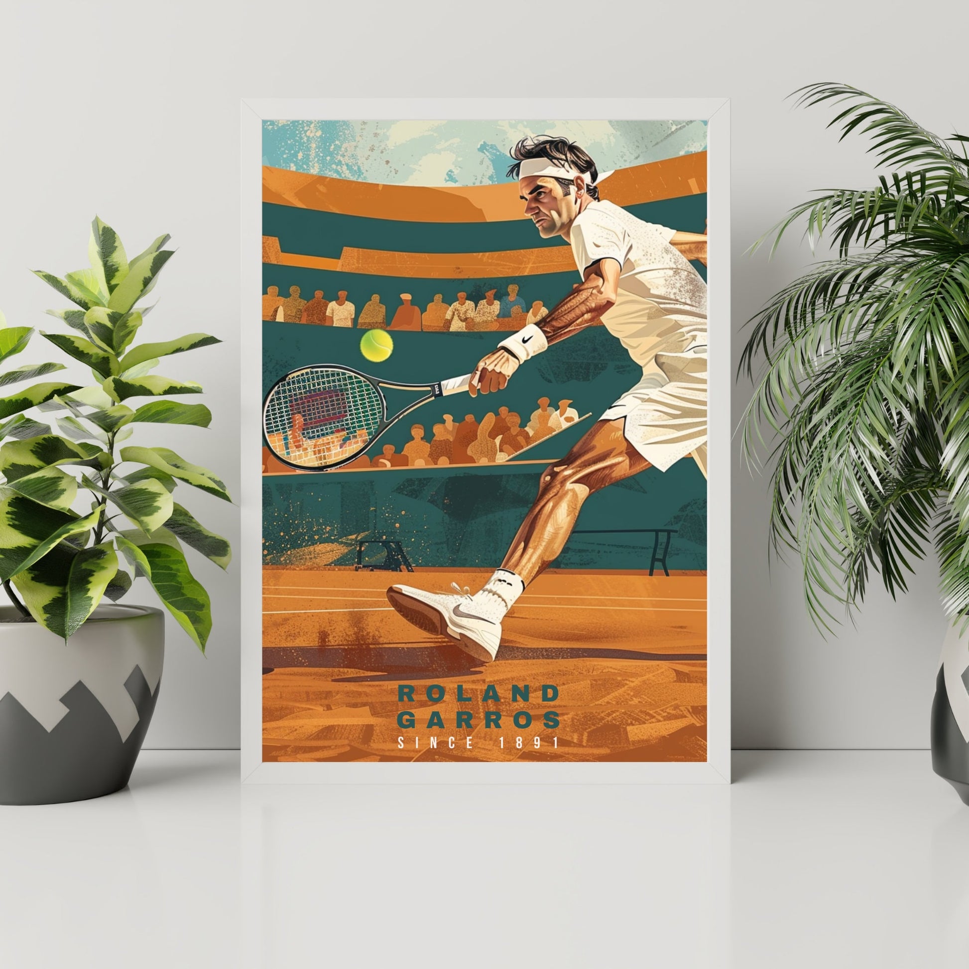 Impression Roland Garros | Affiche Roland Garros | Affiche Tennis