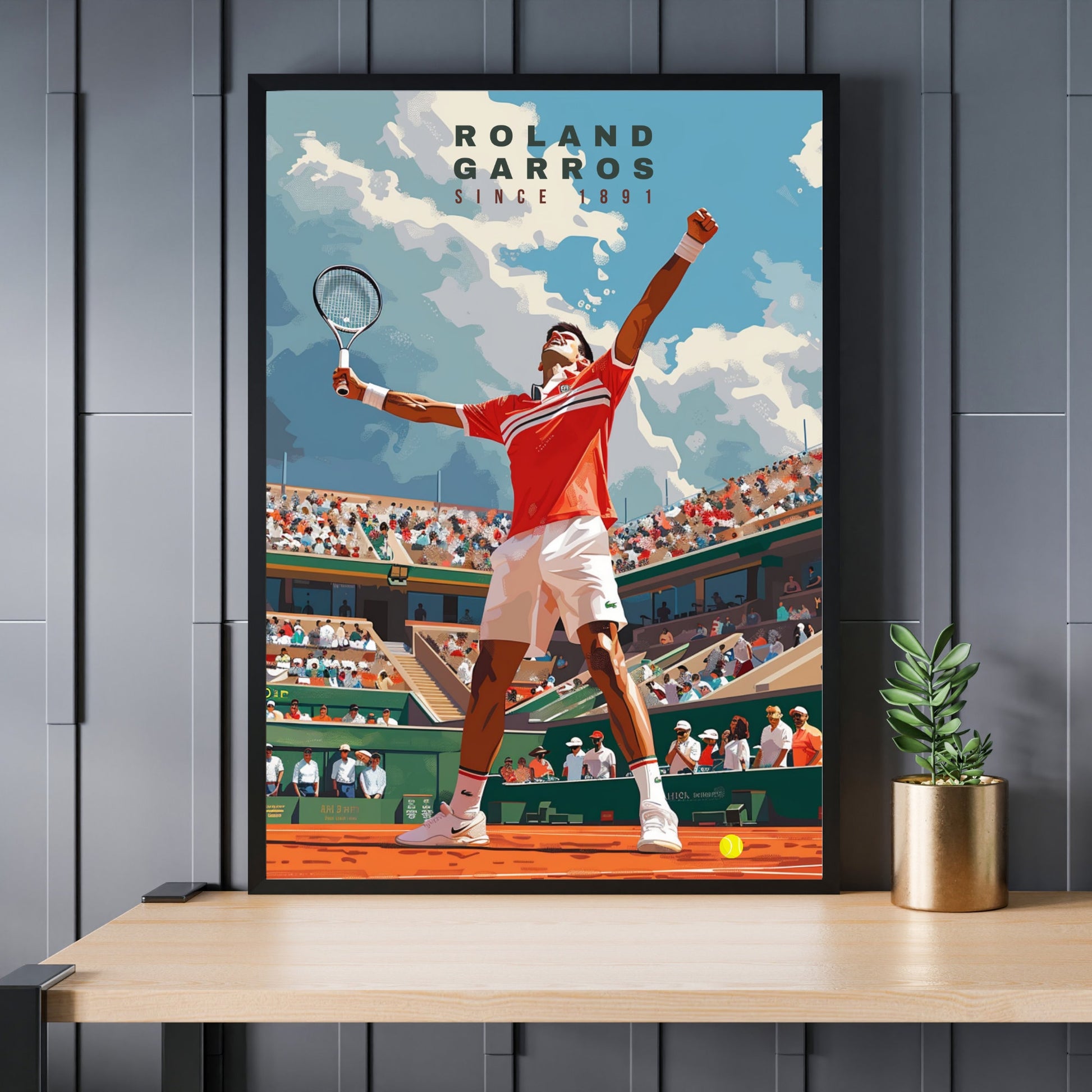 Impression Roland Garros | Affiche Roland Garros | Affiche Tennis