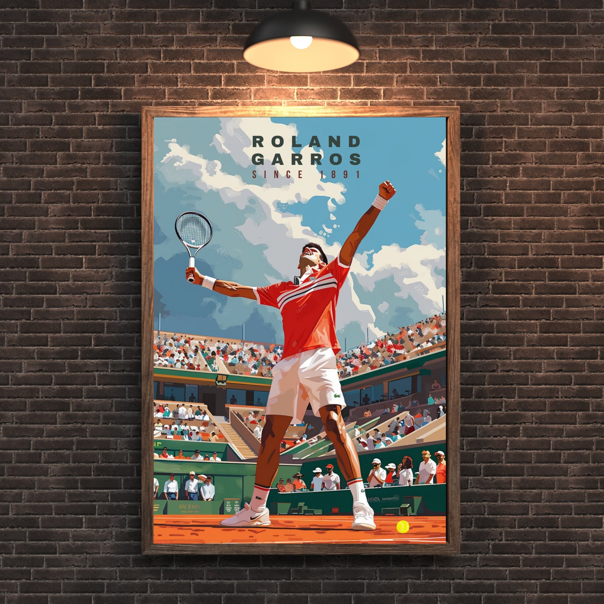 Impression Roland Garros | Affiche Roland Garros | Affiche Tennis