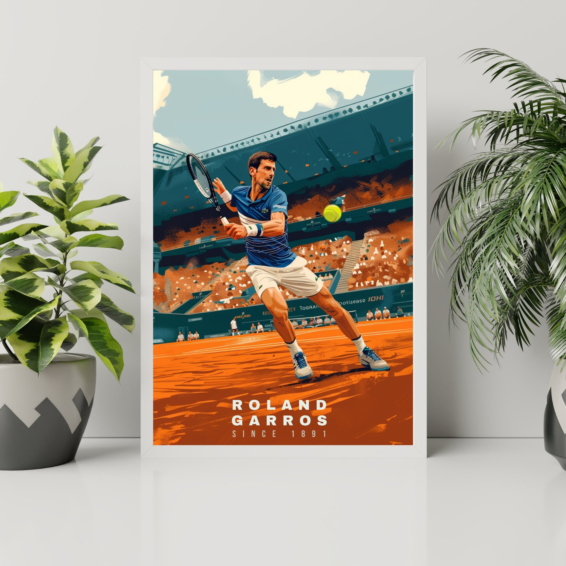 Impression Roland Garros | Affiche Roland Garros | Affiche Tennis