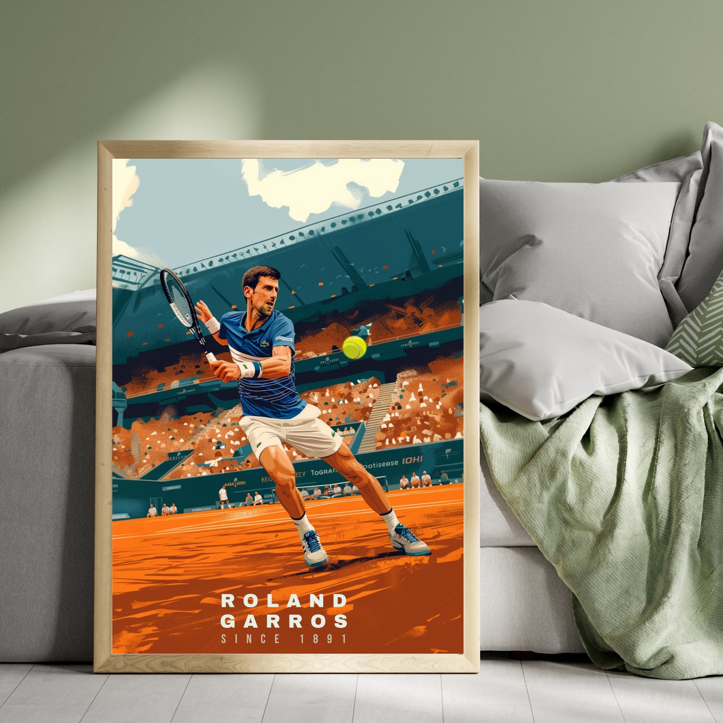 Impression Roland Garros | Affiche Roland Garros | Affiche Tennis