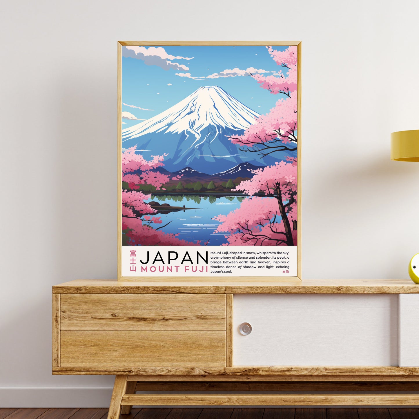 Affiche Mont Fuji | Affiche Japon | impression Japon | Impression Mont Fuji, Japon