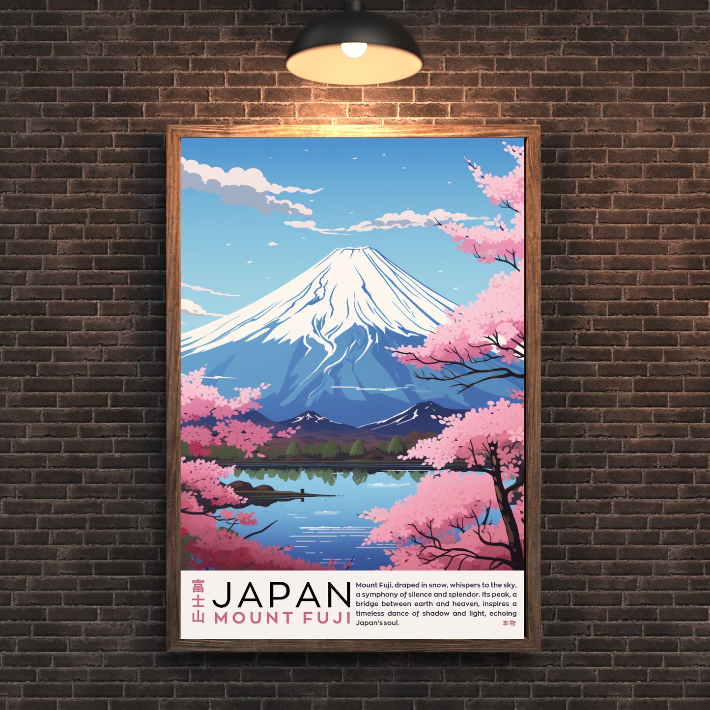 Affiche Mont Fuji | Affiche Japon | impression Japon | Impression Mont Fuji, Japon