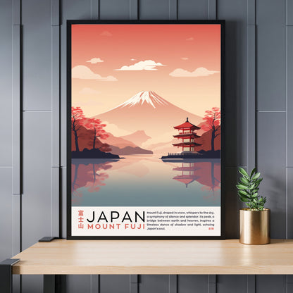 Affiche Mont Fuji | Affiche Japon | impression Japon | Impression Mont Fuji, Japon