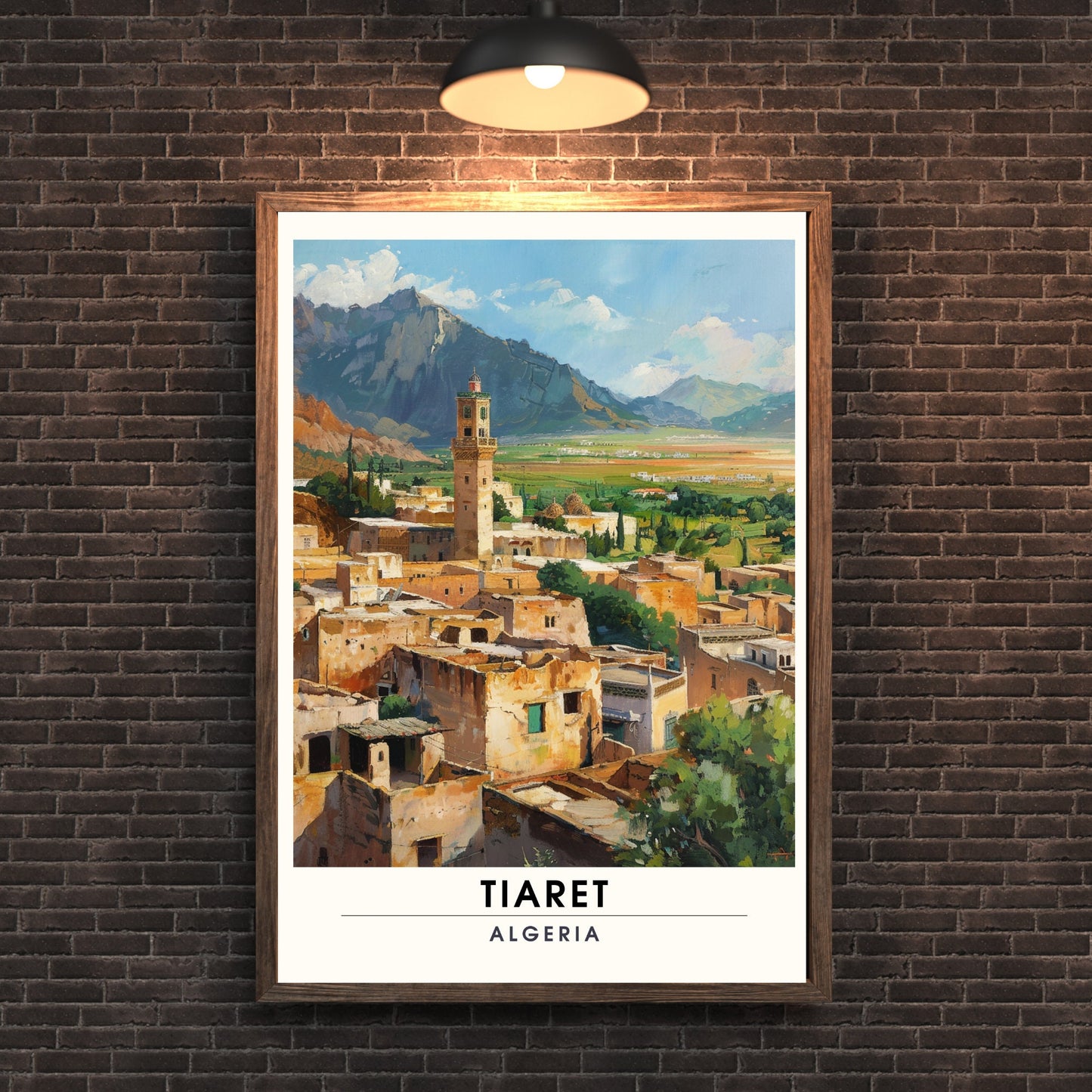 Impression Tiaret | Affiche Tiaret, Algérie