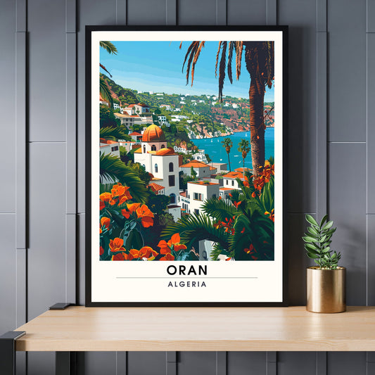 Impression Oran | Voyage au-dessus de la Baie depuis les falaise d'Oran