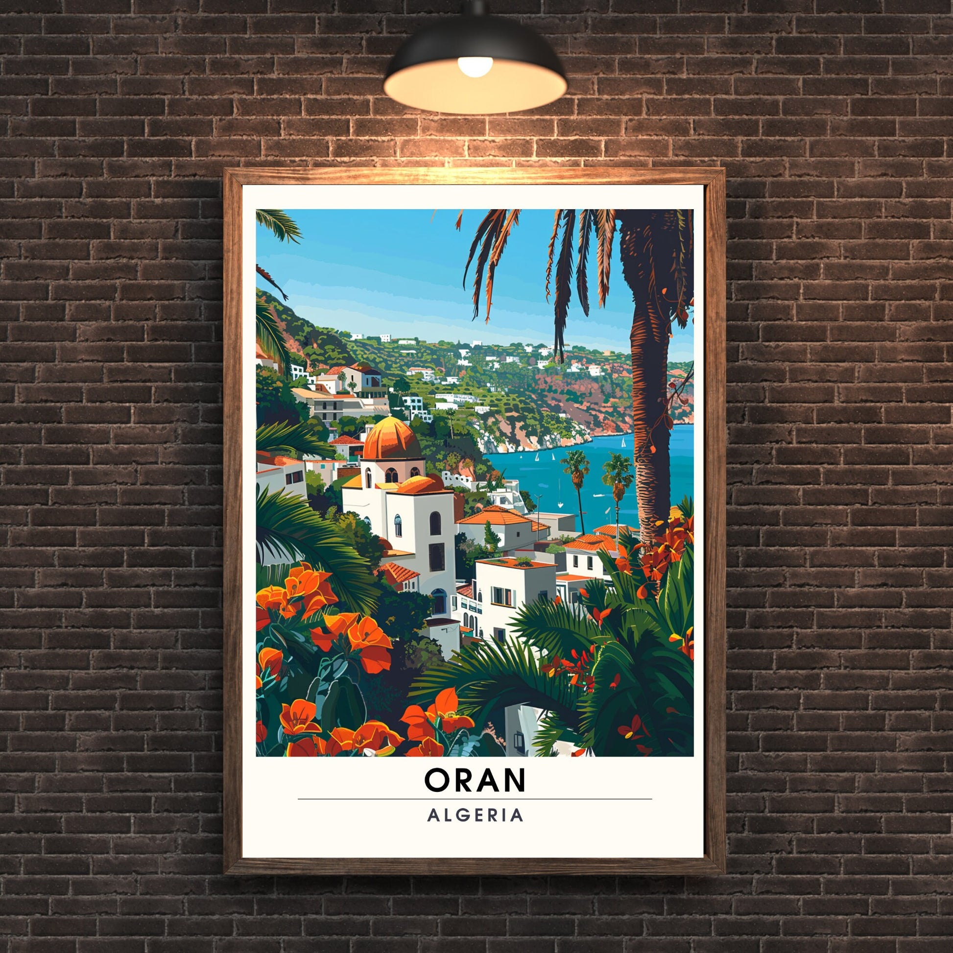 Impression Oran | Voyage au-dessus de la Baie depuis les falaise d'Oran