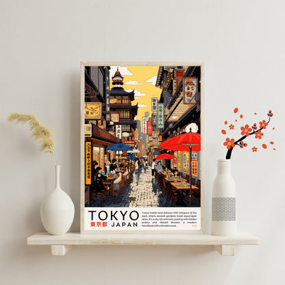 Affiche Tokyo | Impression Japon | Affiche Tokyo