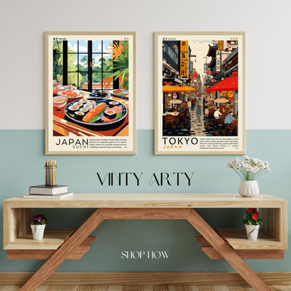 Affiche Japon | Impression Japon | Affiche Sushi