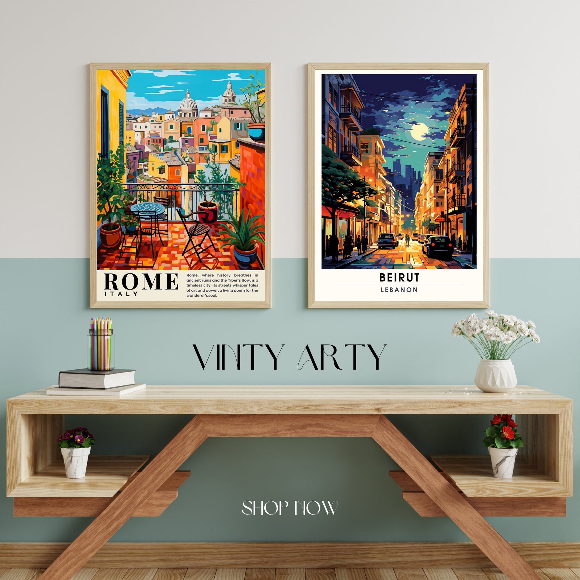 Affiche Rome | impression de voyage Rome | Impression Rome Colisée | Affiche Italie