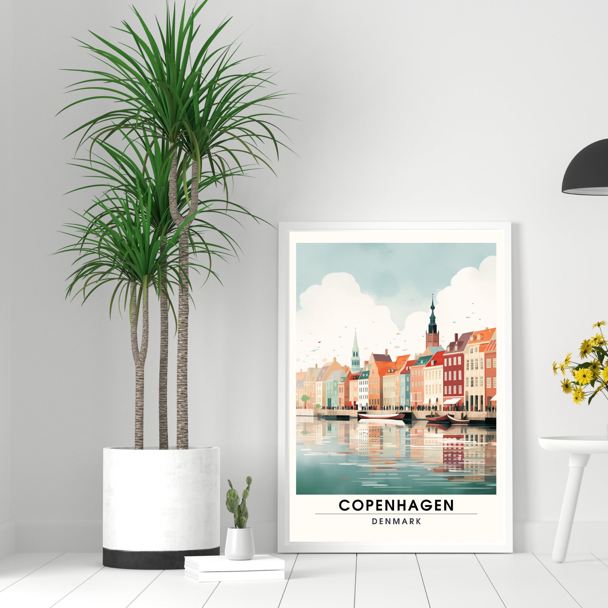 Impression Copenhague | Affiche de Voyage Copenhague | Impression de Voyage Copenhague , Danemark | Affiche Copenhague