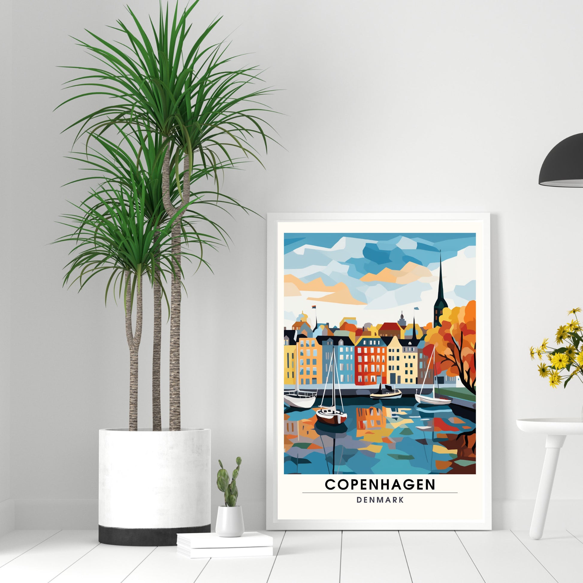 Impression Copenhague | Affiche de Voyage Copenhague | Impression de Voyage Copenhague , Danemark | Affiche Copenhague