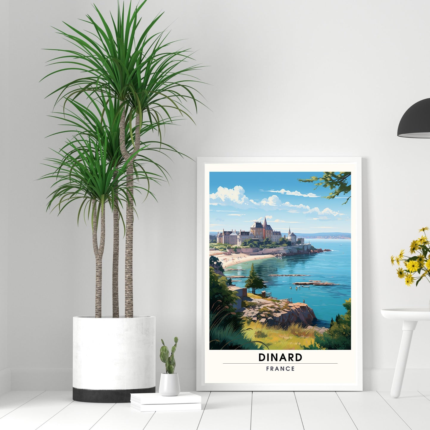 Impression Dinard | Affiche de Voyage Dinard | Impression de Voyage Dinard, France | affiche Bretagne