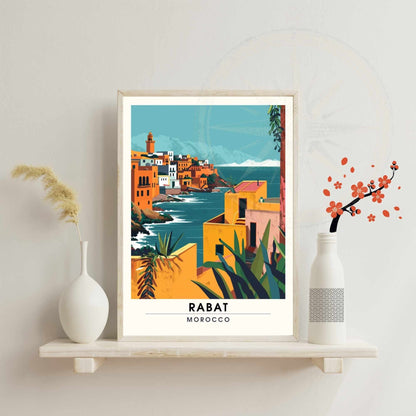 Affiche Rabat, Marco | Impression Rabat | Affiche de voyage Rabat