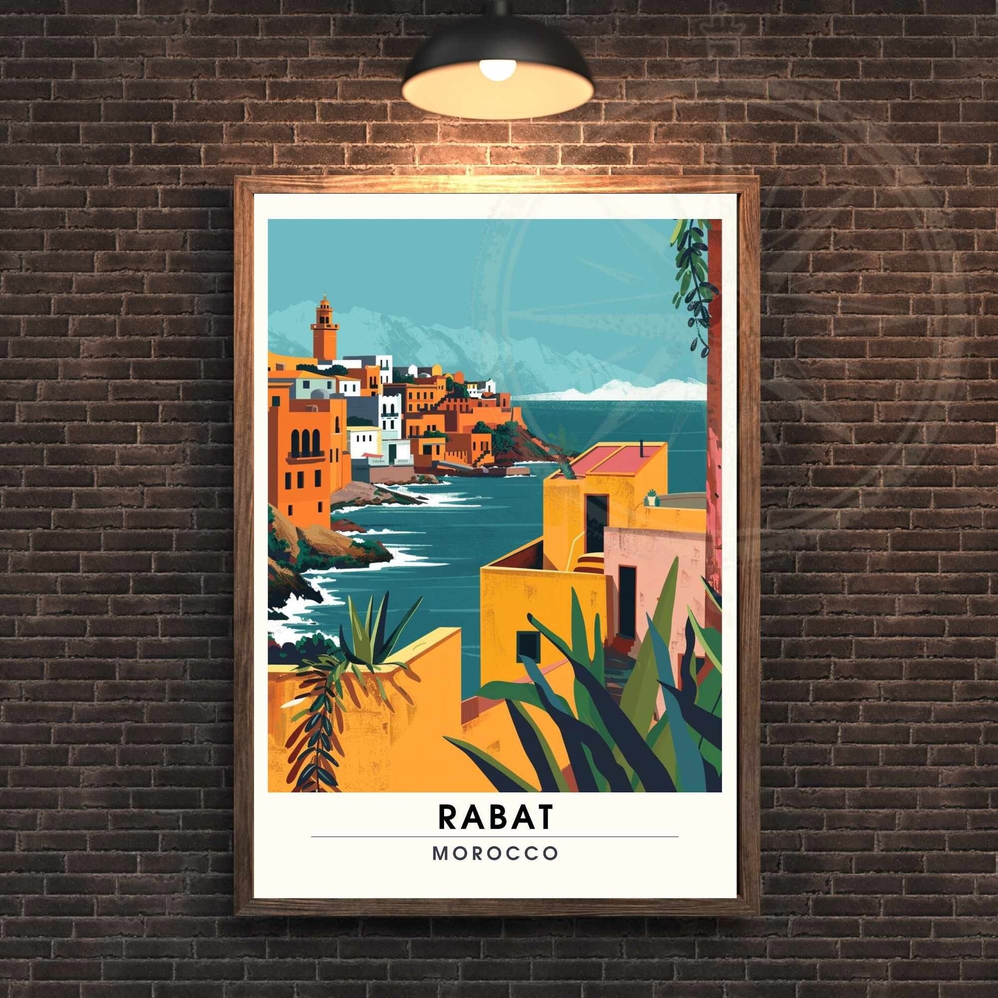 Affiche Rabat, Marco | Impression Rabat | Affiche de voyage Rabat