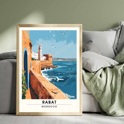 Affiche Rabat, Marco | Impression Rabat | Affiche de voyage Rabat