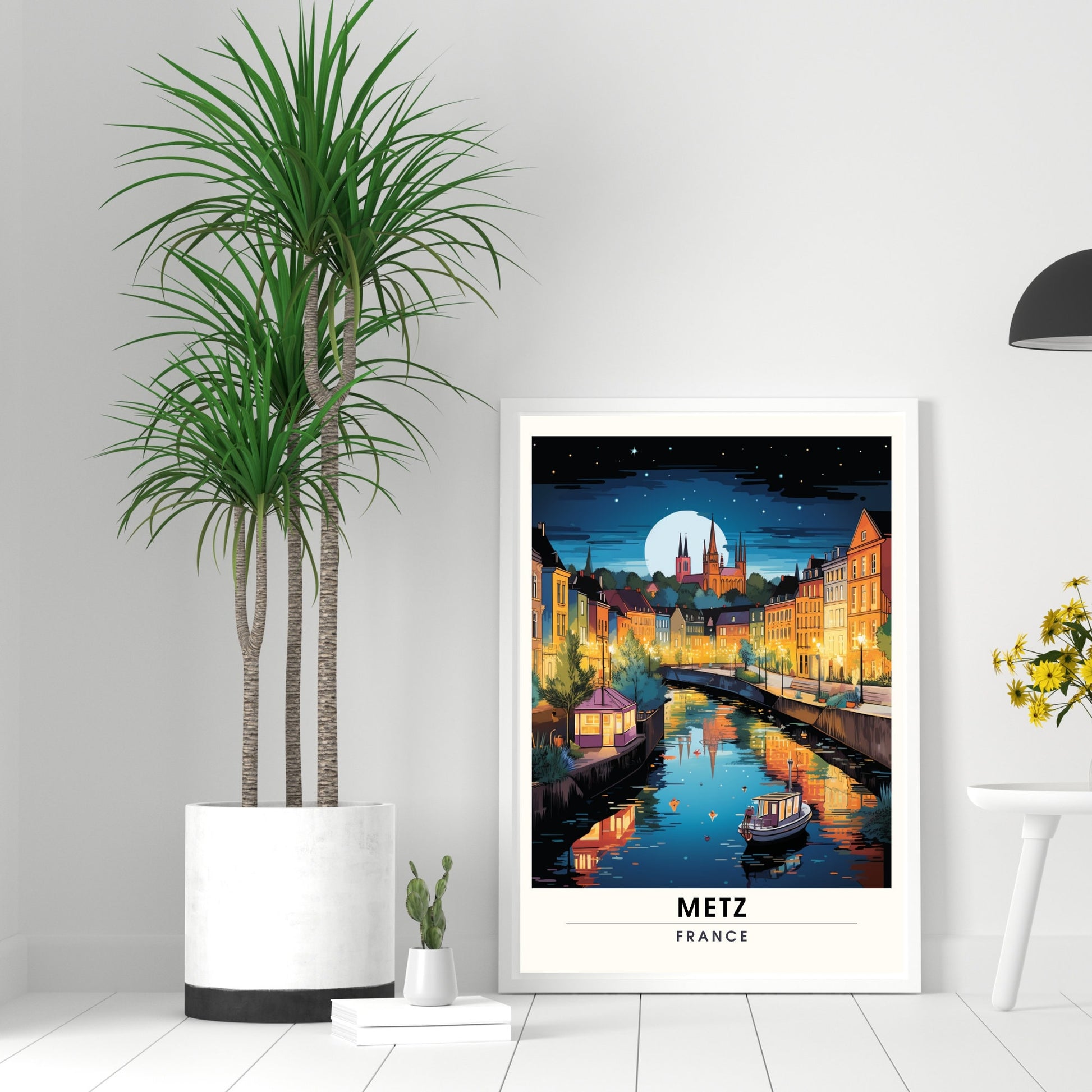 Affiche Metz | impression de voyage Metz, France