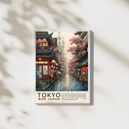 Impression Tokyo | Affiche vintage Tokyo | Affihe ukiyo-e | Affiche Japon