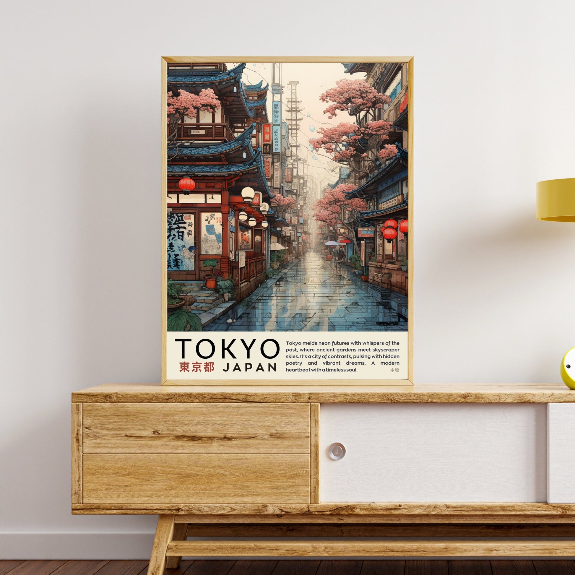 Impression Tokyo | Affiche vintage Tokyo | Affihe ukiyo-e | Affiche Japon