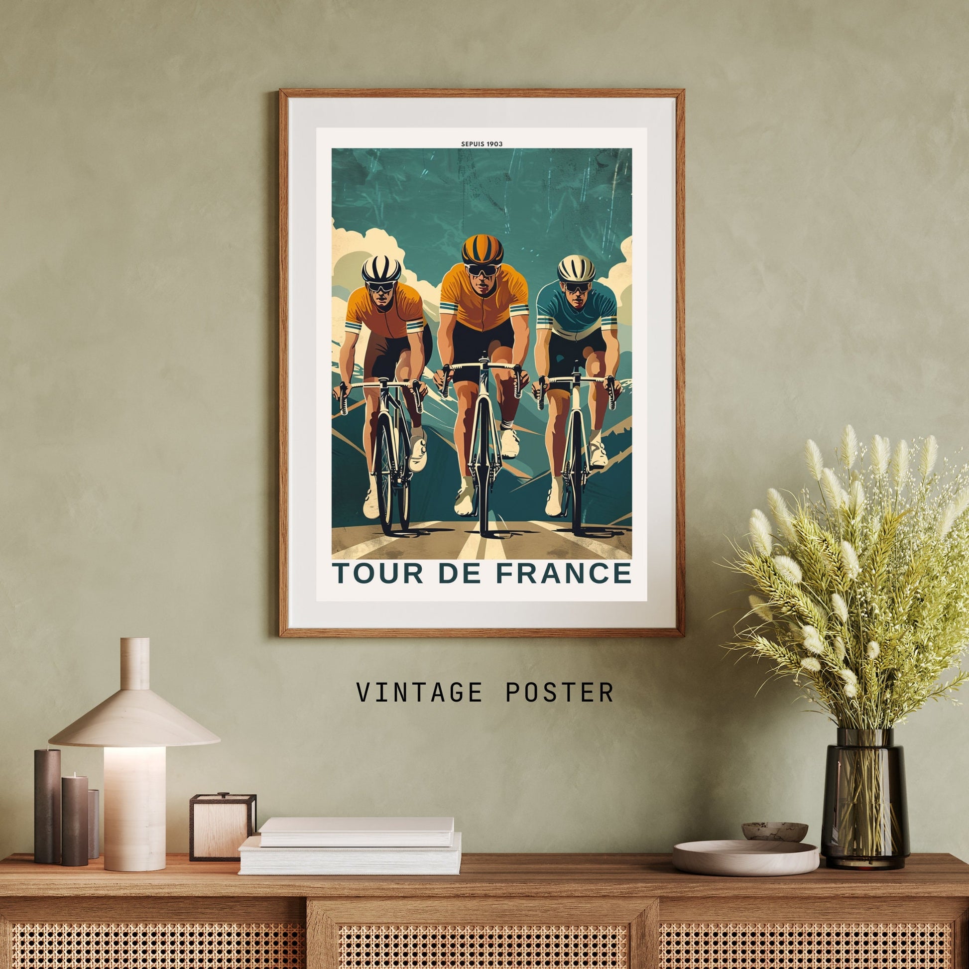 Impression Tour de France | Affiche vintage Tour de France