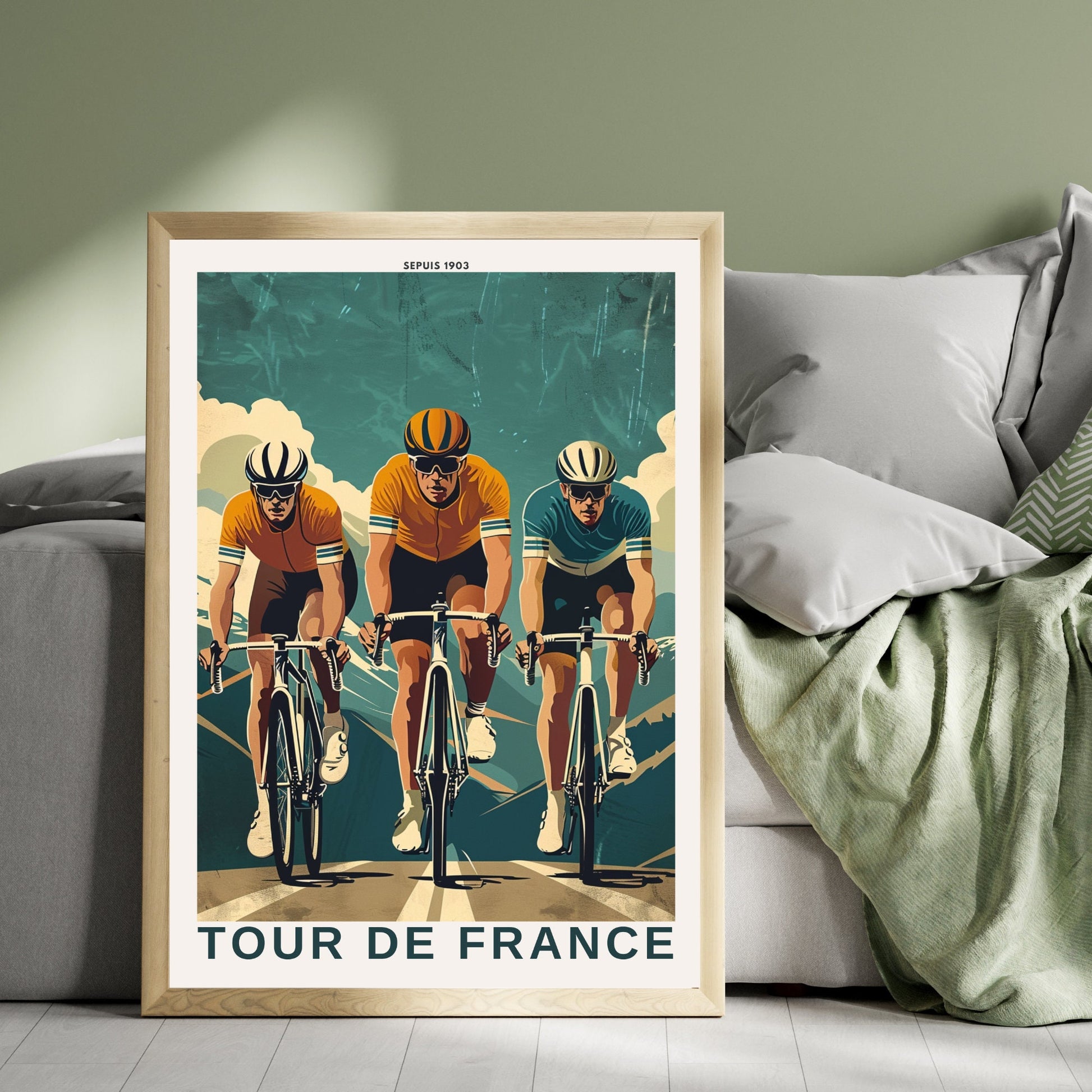 Impression Tour de France | Affiche vintage Tour de France