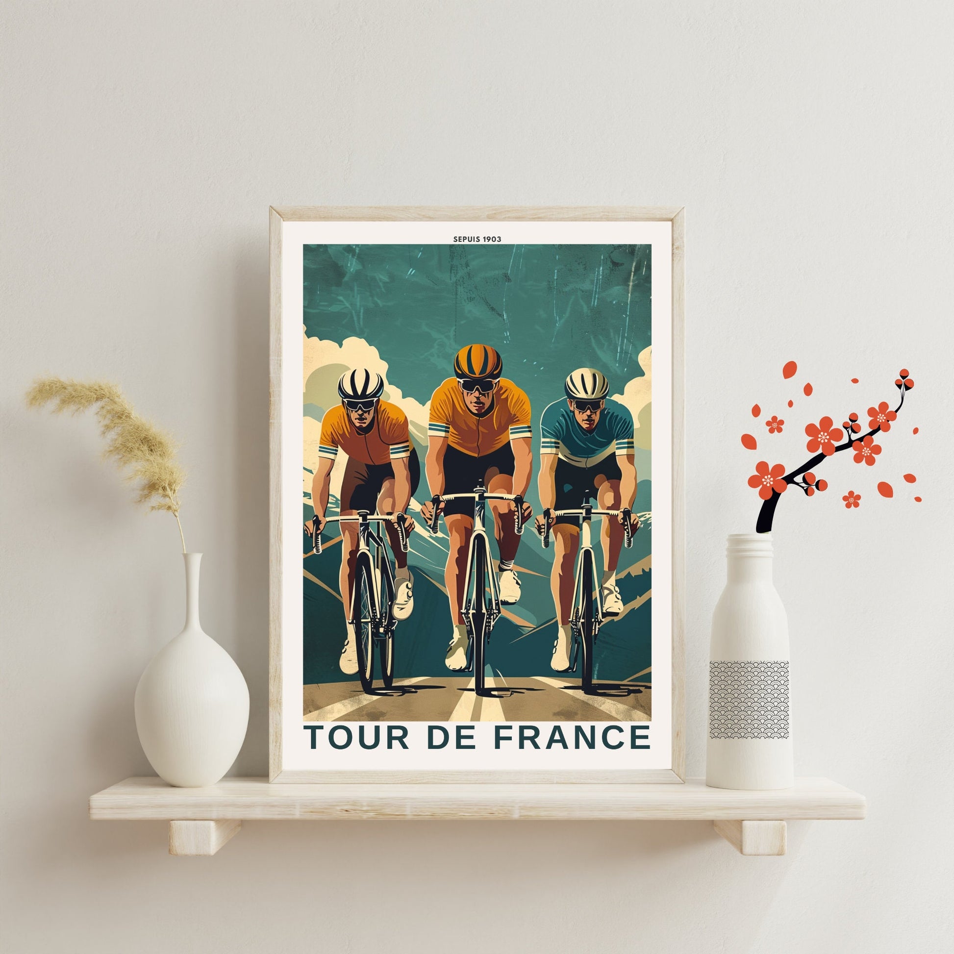 Impression Tour de France | Affiche vintage Tour de France