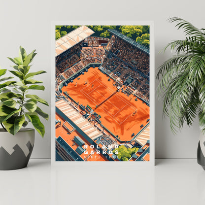 Impression Roland Garros | Affiche Roland Garros | Affiche Tennis