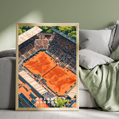 Impression Roland Garros | Affiche Roland Garros | Affiche Tennis