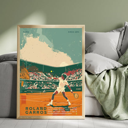 Impression Roland Garros | Affiche Roland Garros | Affiche Tennis