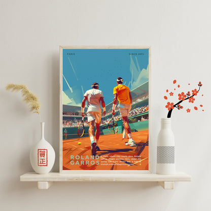 Impression Roland Garros | Affiche Roland Garros | Affiche Tennis