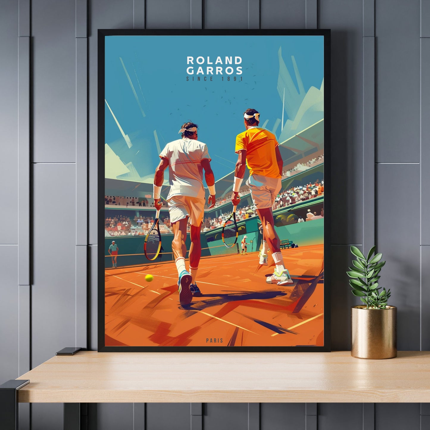 Impression Roland Garros | Affiche Roland Garros | Affiche Tennis