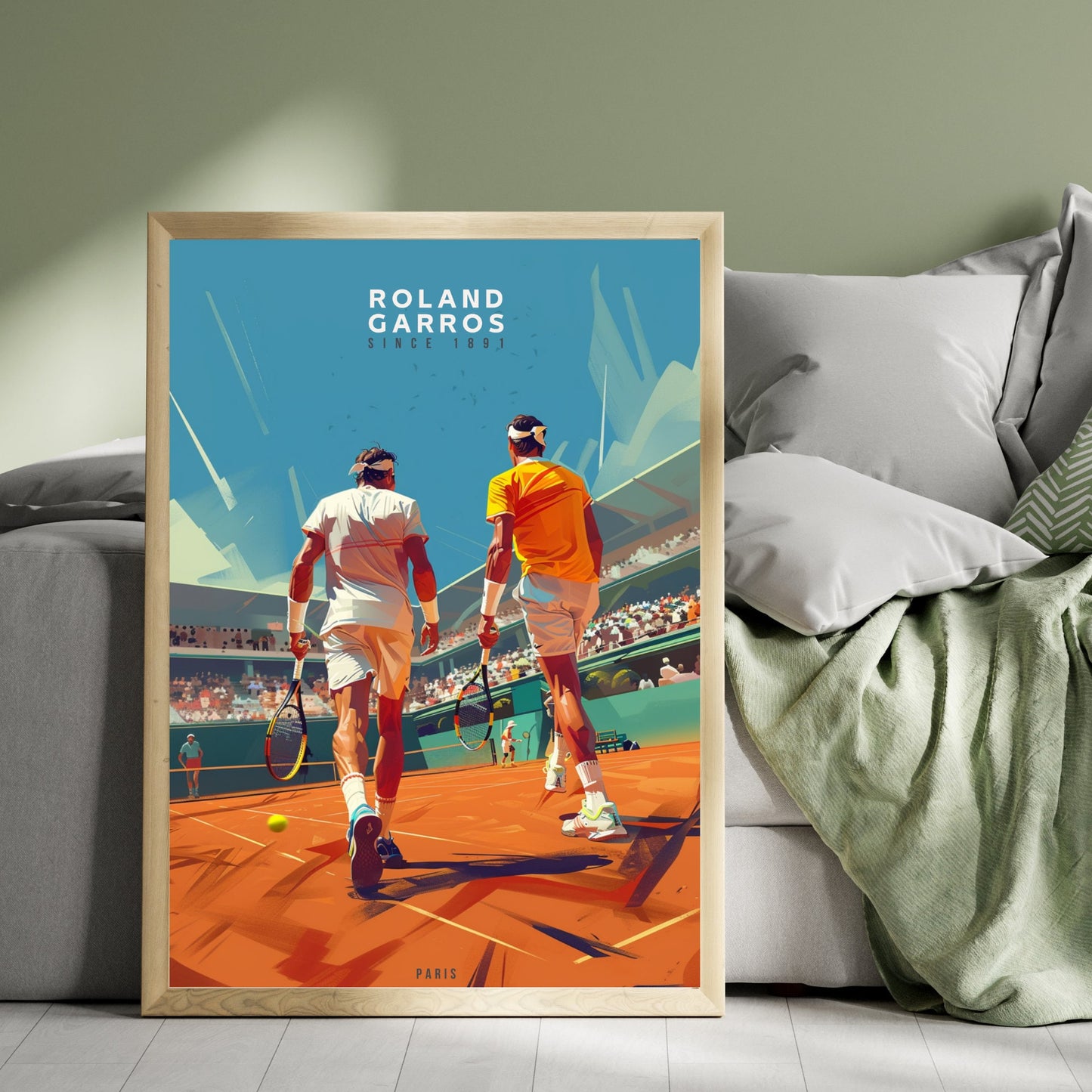 Impression Roland Garros | Affiche Roland Garros | Affiche Tennis