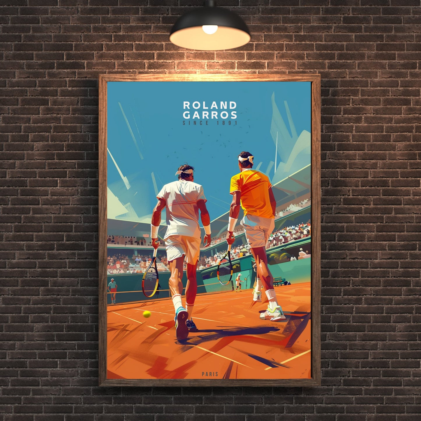 Impression Roland Garros | Affiche Roland Garros | Affiche Tennis