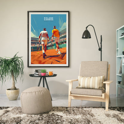 Impression Roland Garros | Affiche Roland Garros | Affiche Tennis