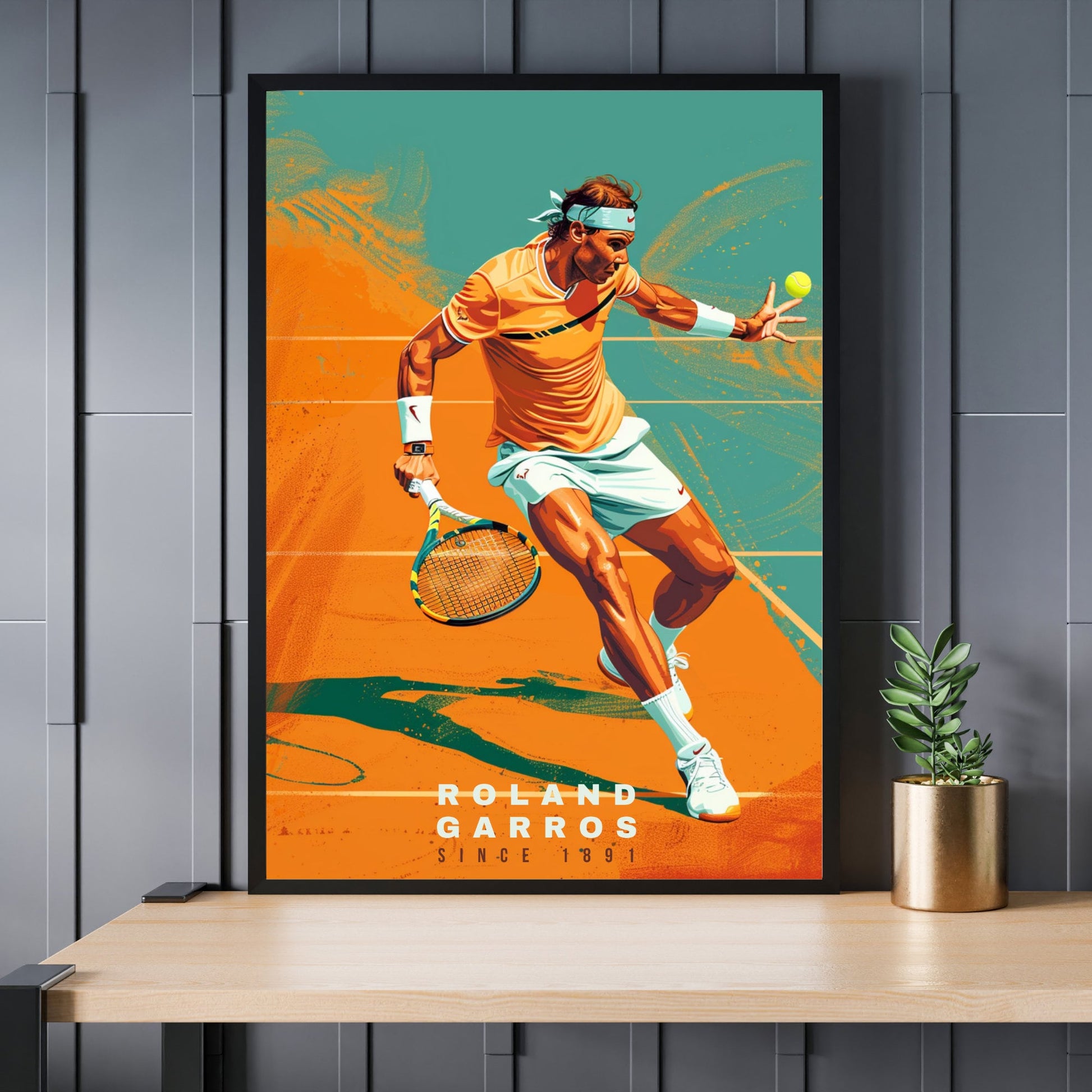 Impression Roland Garros | Affiche Roland Garros | Affiche Tennis