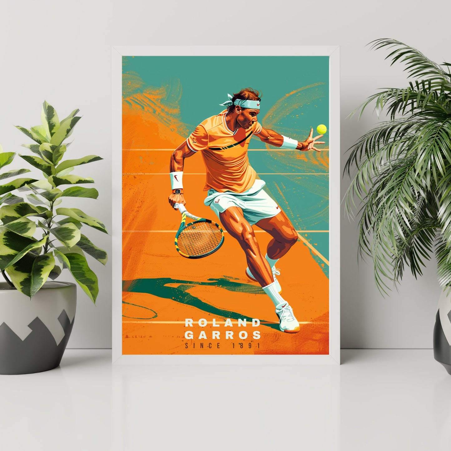 Impression Roland Garros | Affiche Roland Garros | Affiche Tennis