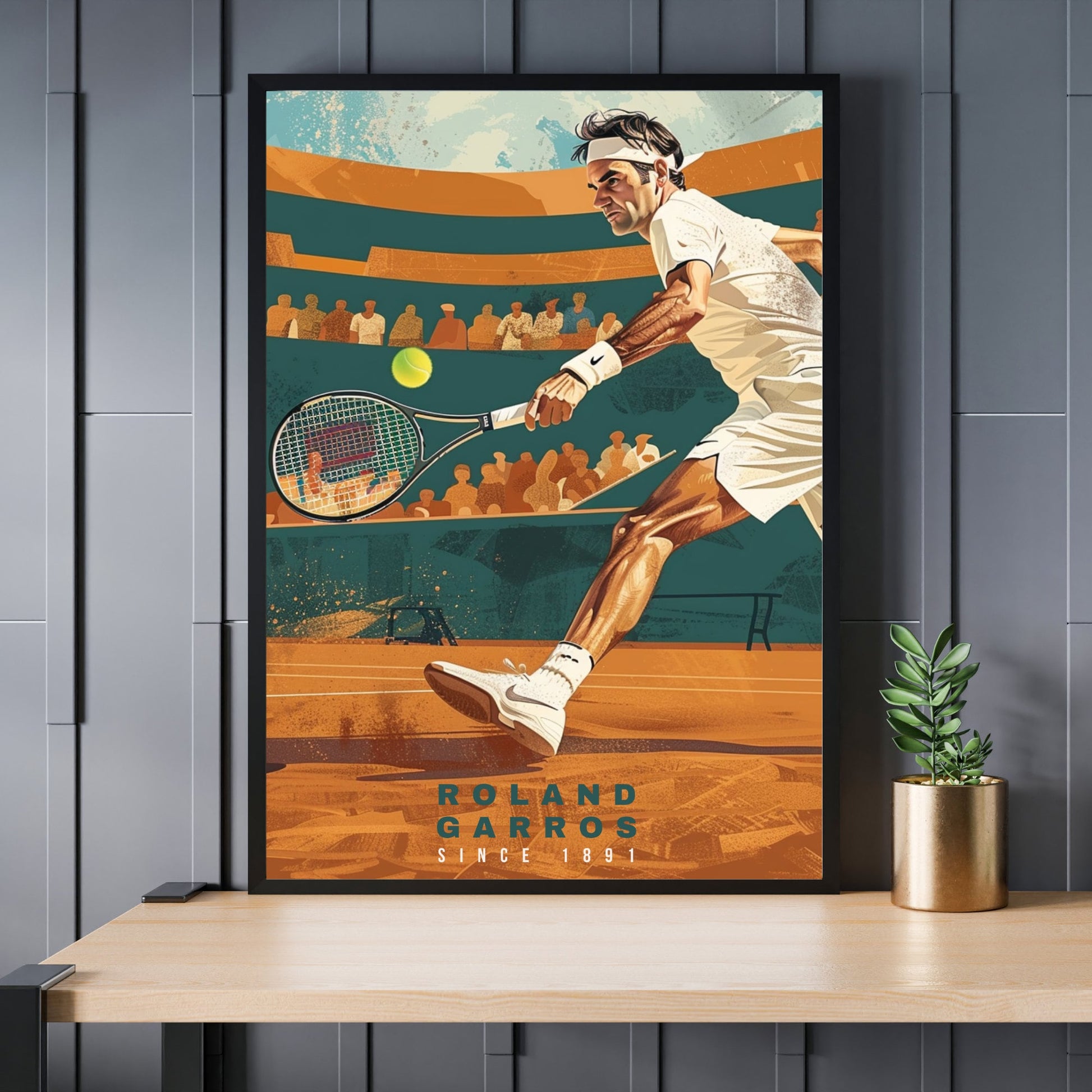 Impression Roland Garros | Affiche Roland Garros | Affiche Tennis