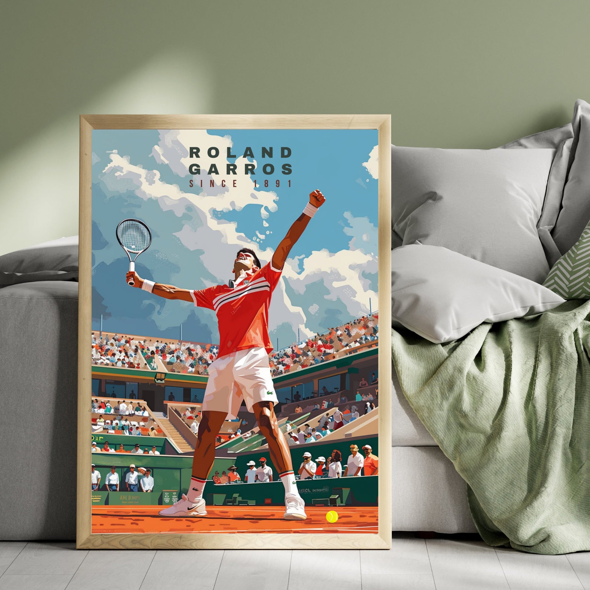 Impression Roland Garros | Affiche Roland Garros | Affiche Tennis