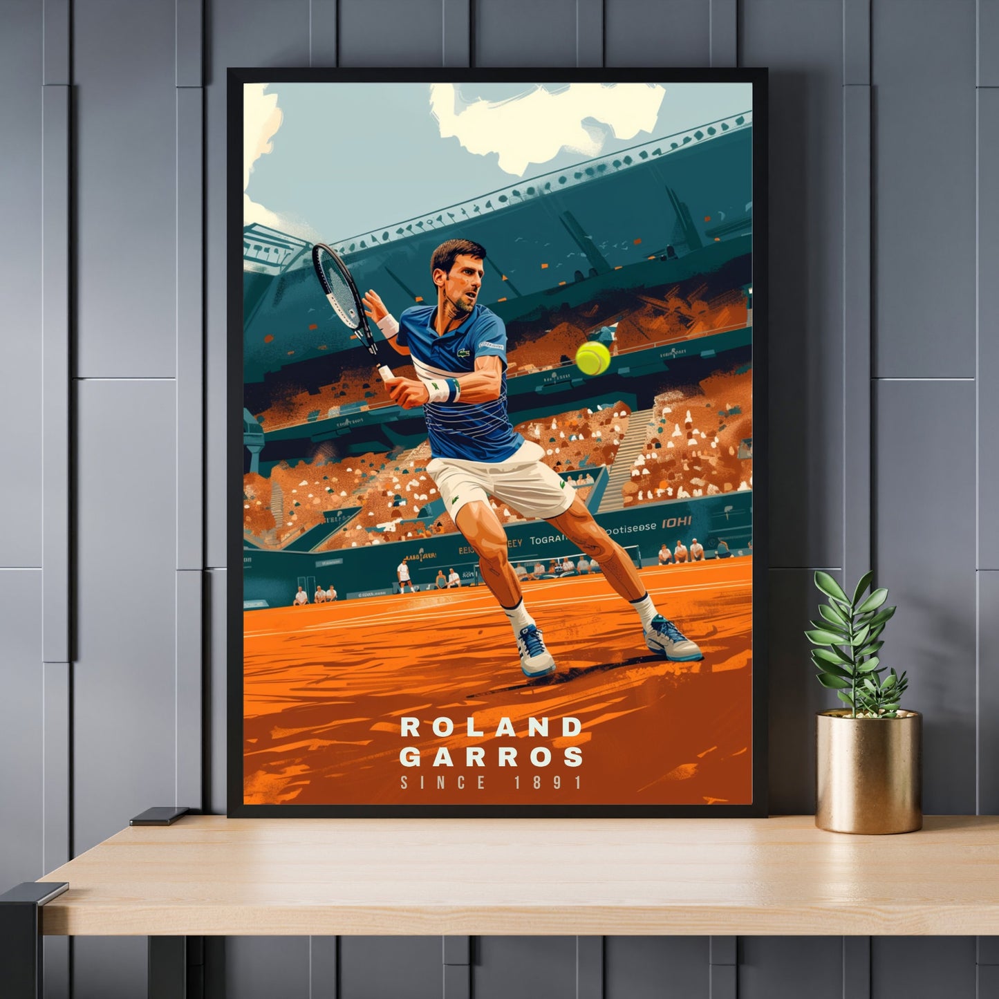 Impression Roland Garros | Affiche Roland Garros | Affiche Tennis