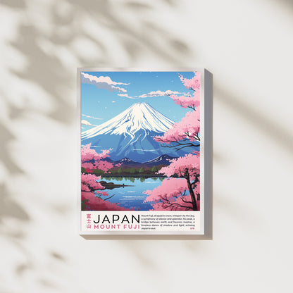 Affiche Mont Fuji | Affiche Japon | impression Japon | Impression Mont Fuji, Japon