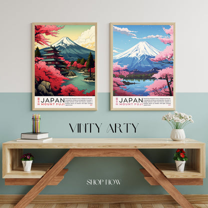 Affiche Mont Fuji | Affiche Japon | impression Japon | Impression Mont Fuji, Japon