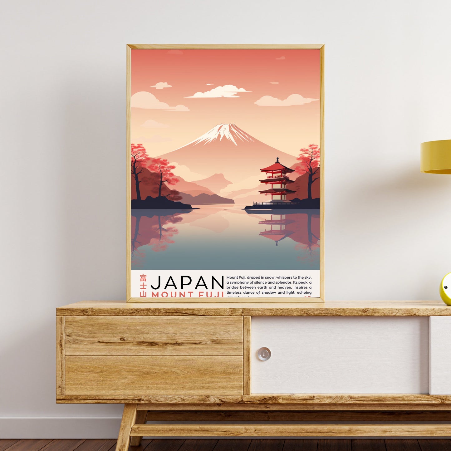 Affiche Mont Fuji | Affiche Japon | impression Japon | Impression Mont Fuji, Japon